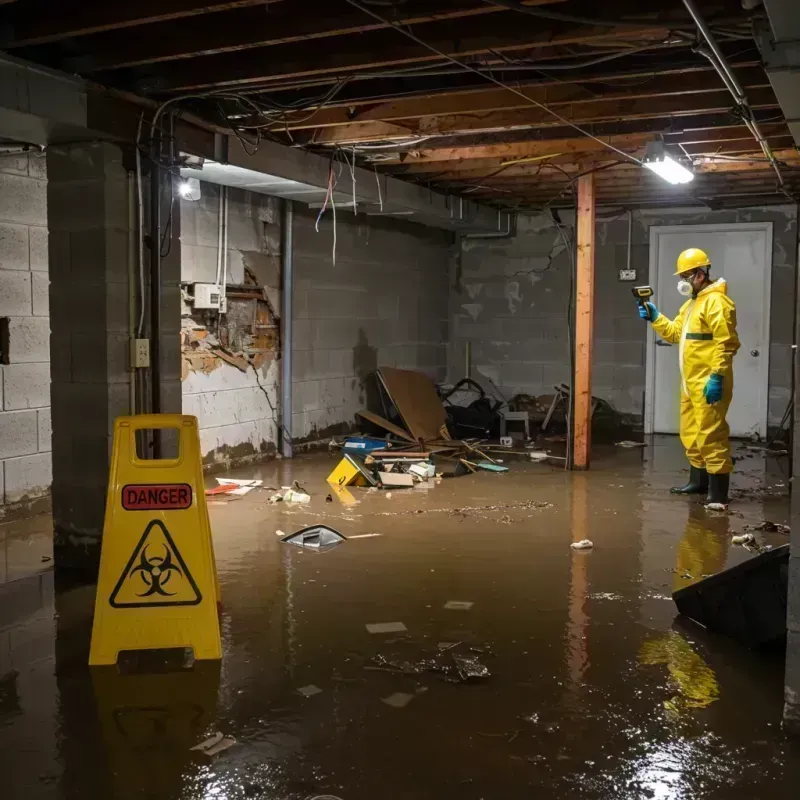 Flooded Basement Electrical Hazard in El Paso County, CO Property